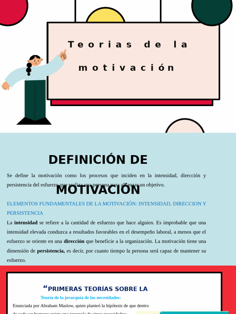 Teorias de La Motivacion.. | PDF | Motivacional | Motivación