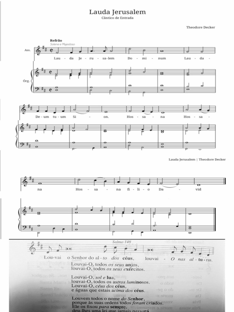 Lauda Jerusalém | PDF