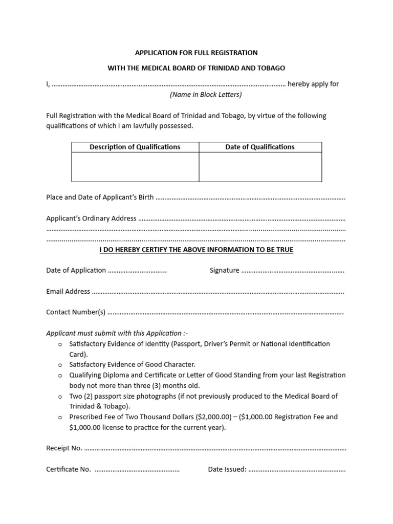 Online App Form