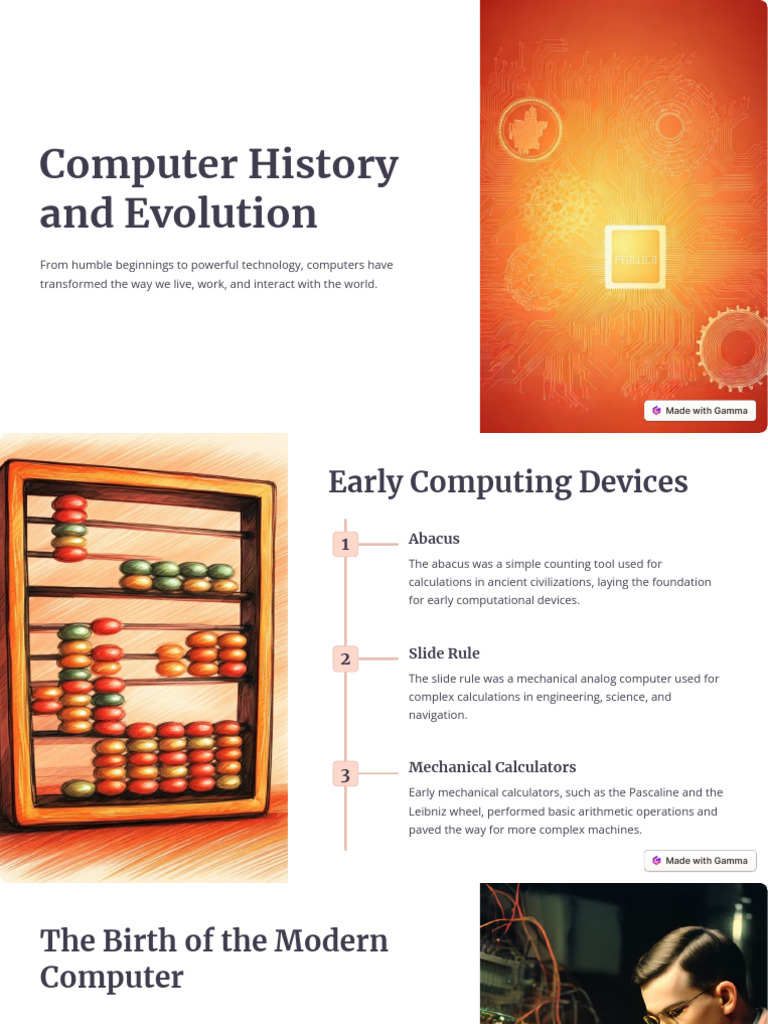 Evolution of Computer Technology | PDF | Internet | Mobile App