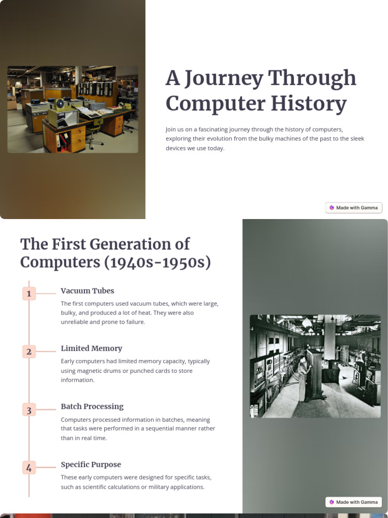 Evolution of Computer History | PDF | Personal Computers | Computer ...