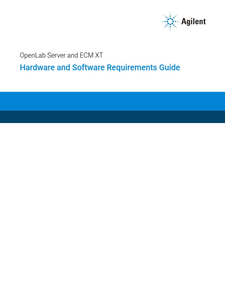 Agilent Openlab Ecm Xt Import Scheduler Installation Guide – MVAC