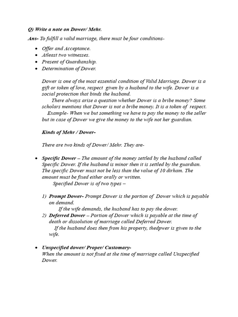 Dower | PDF