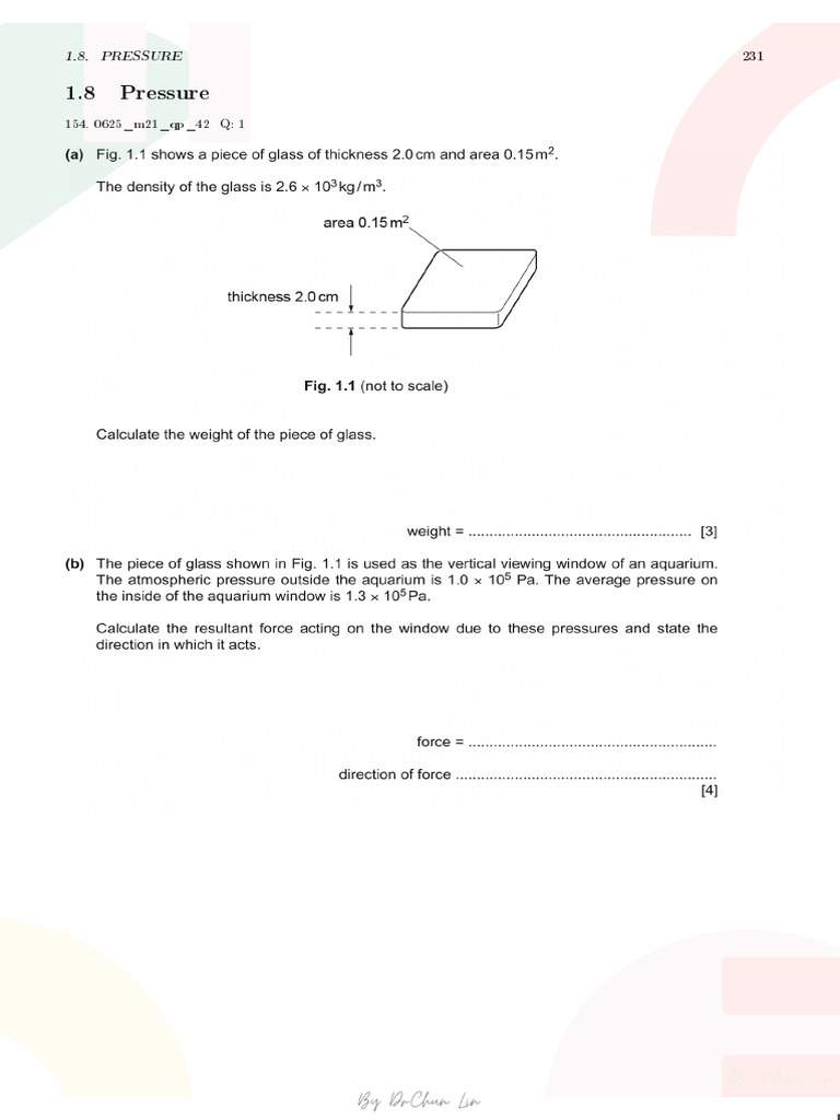 General Physics: Pressure Topics | PDF | Science & Mathematics ...