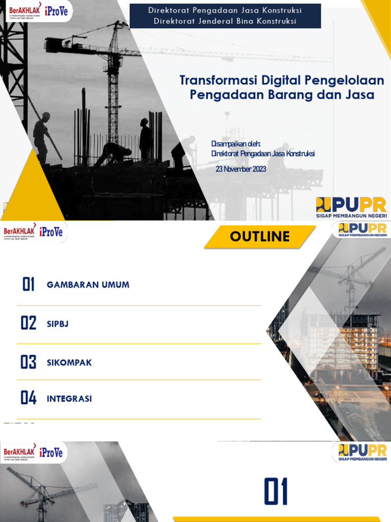 Transformasi Digital Pengadaan Jasa Konstruksi | PDF | Bisnis | Komputer