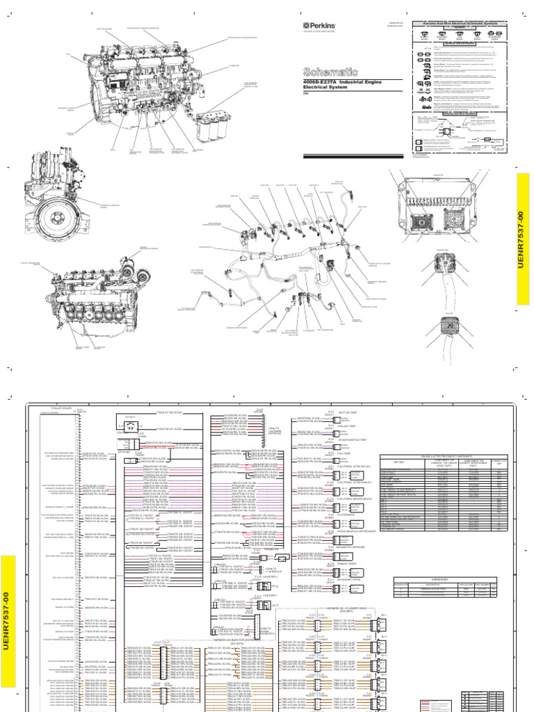 Perkins Wiring Diagram Overview | PDF | Electrical Connector | Switch