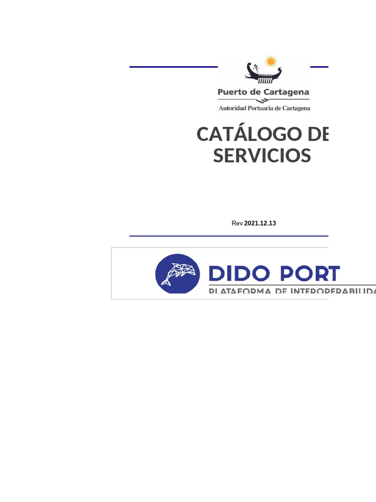 Catalogo de Servicios DIDO PORT | PDF | Oracle Corporation | Software ...