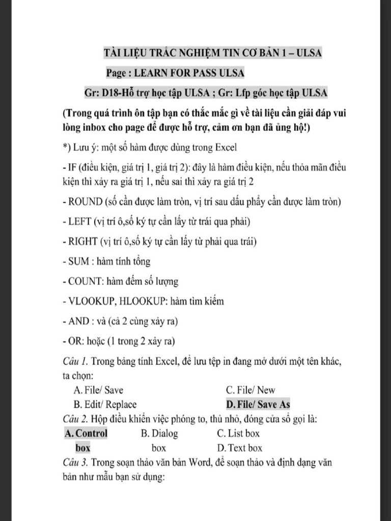 Tin 1 | PDF