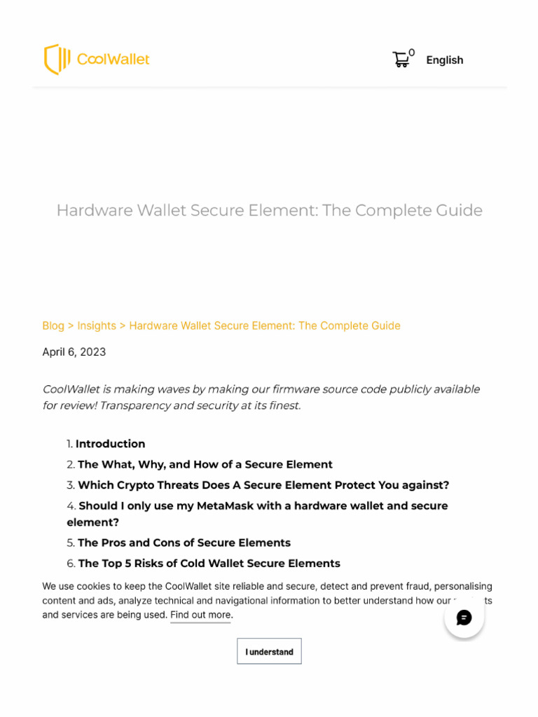 Crypto Hardware Wallet The Complete Guide | PDF