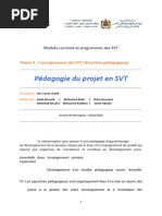 Didactique des SVT : Module 2023/2024 | PDF | Pédagogie | Enseignement