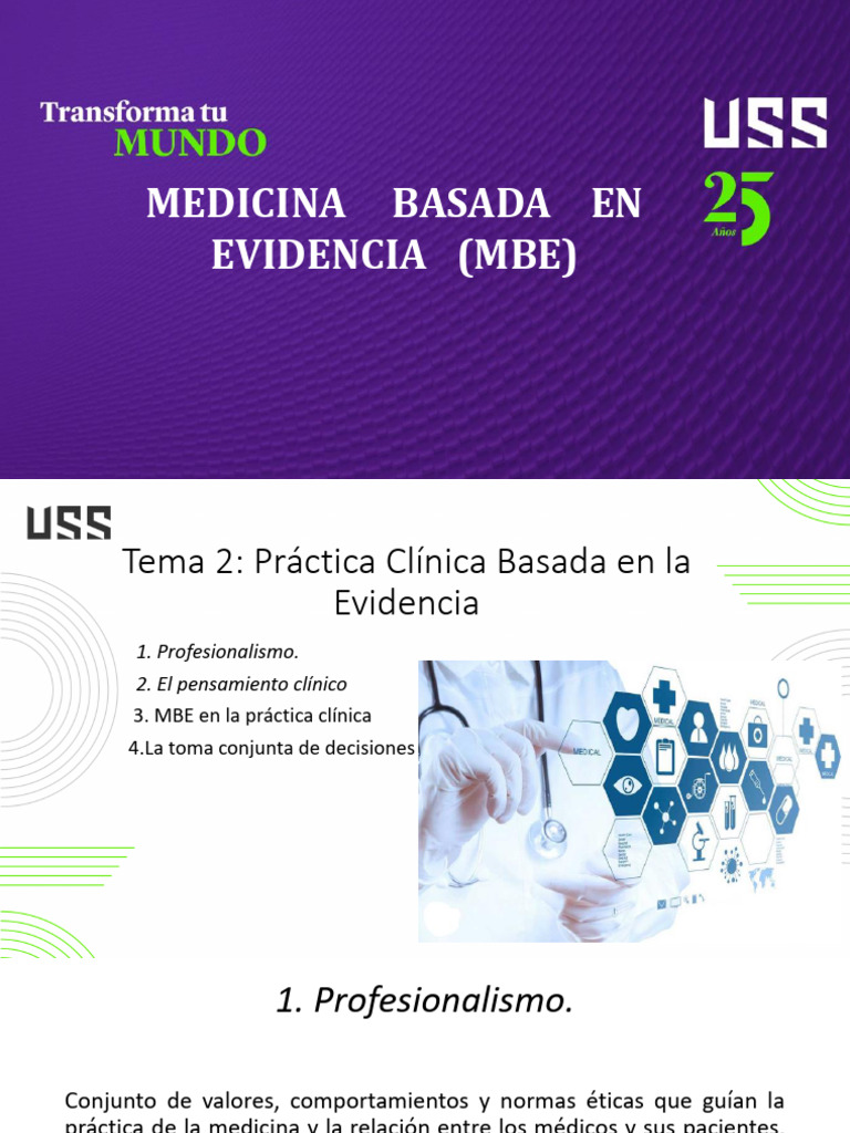 Medicina Basada en Evidencia: Claves y Beneficios | PDF | Evidencia ...