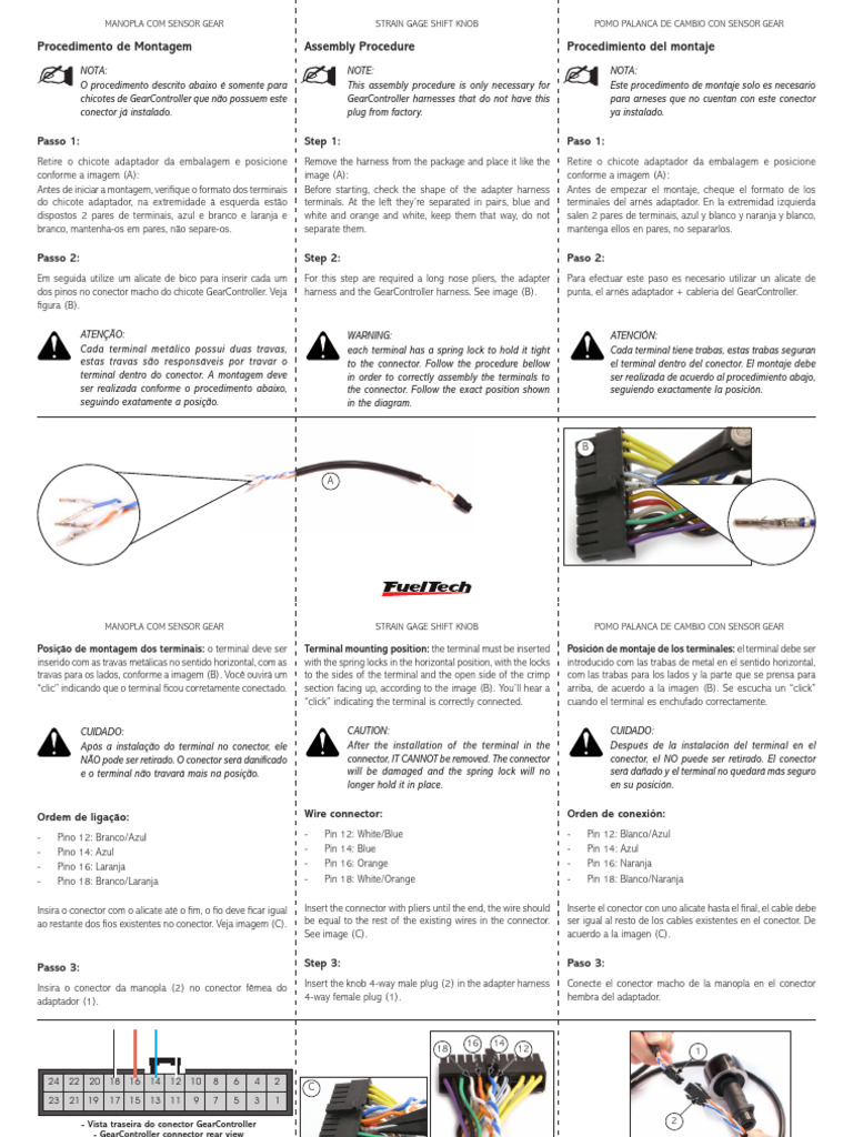 Montagem do Chicote GearController | PDF