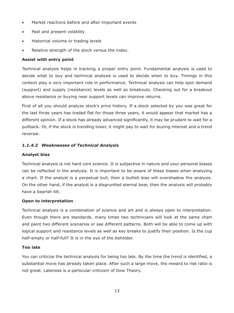 Technical Analysis for Stock Trading | PDF | Technical Analysis ...