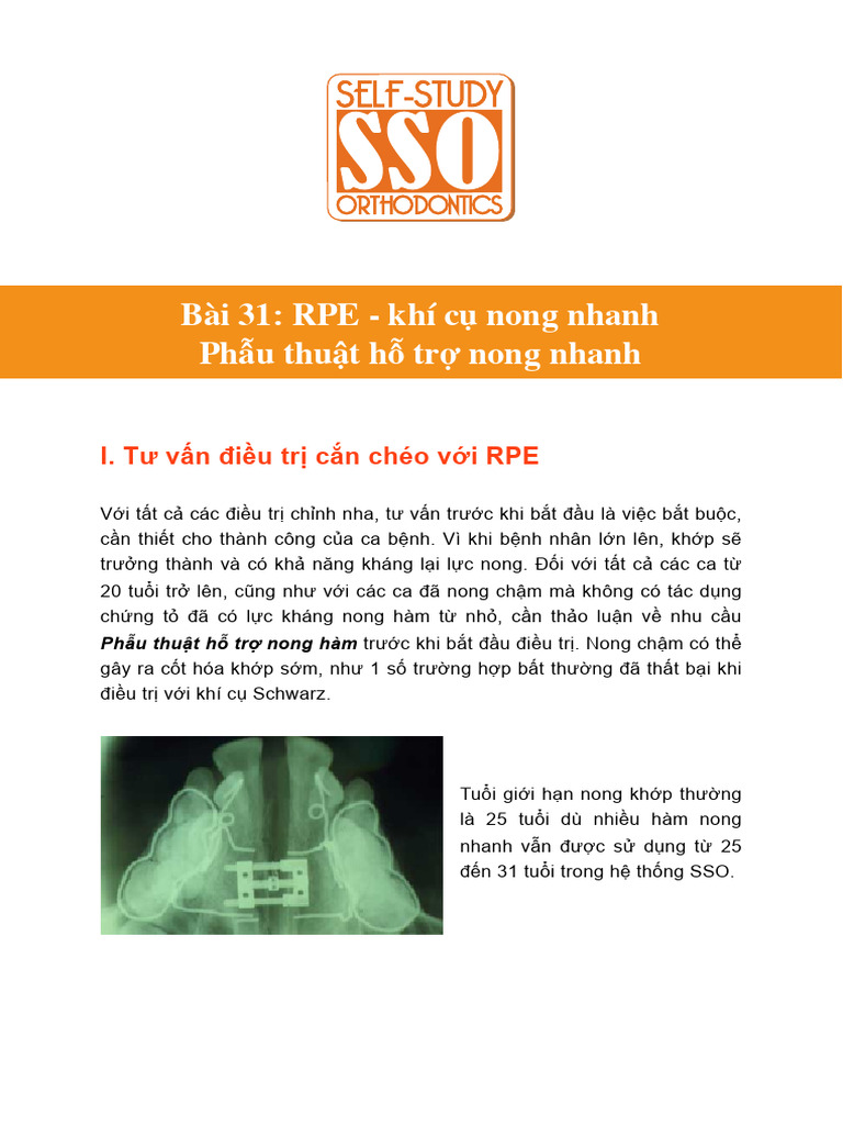 p31-RPE, Khi Cu Nong Nhanh, Phau Thuat Ho Tro Nong Nhanh | PDF
