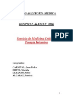 Acreditacion Servicio de Terapia Intensiva