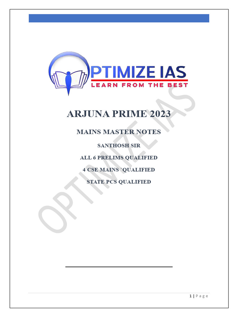 Mains Master Notes Government Budgeting Updated Lyst3567 1 | PDF ...