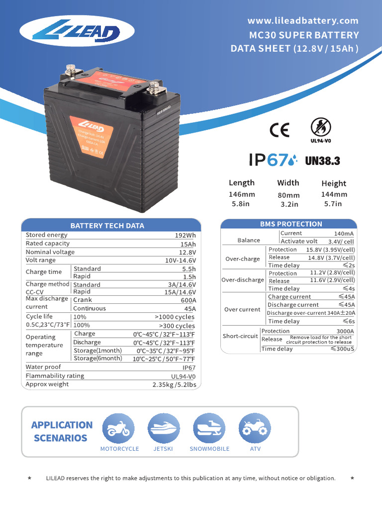 MC30 Super Specification | PDF