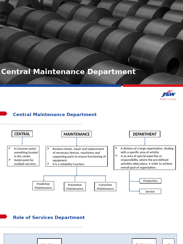 Central Maintenance Department Overview | PDF | Air Conditioning ...
