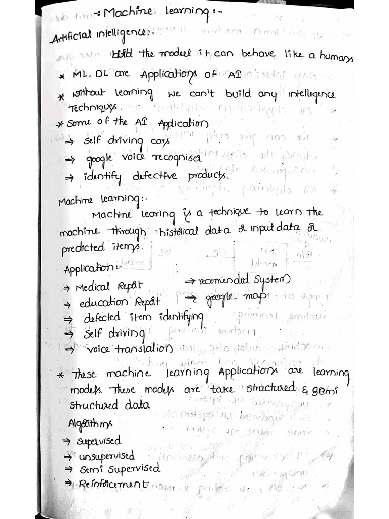 ML 1 | PDF