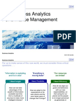 IBM Business Analytics Performance Management: September 2011 Jan Biheller