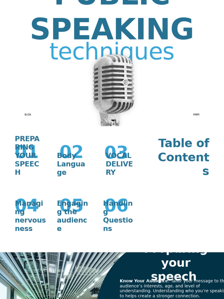 Mastering Public Speaking Techniques | PDF | Psychology | Psychological ...