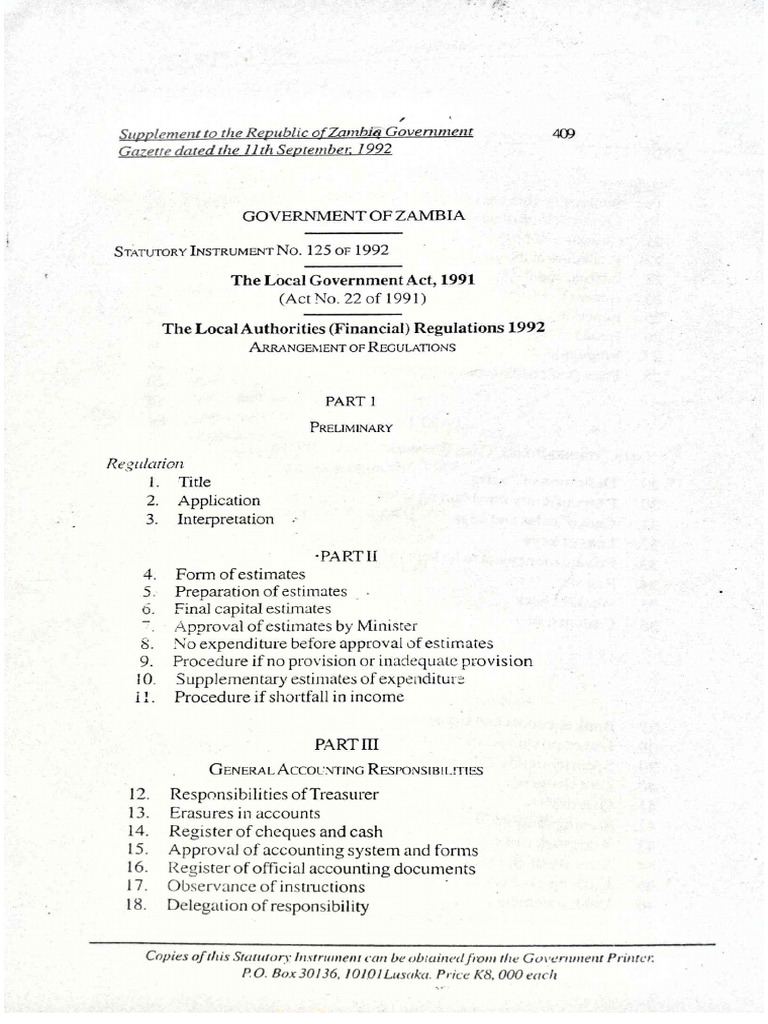 LA Financial Regulations | PDF