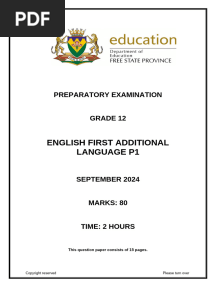 English Fal P1 Prep Sept 2024 QP
