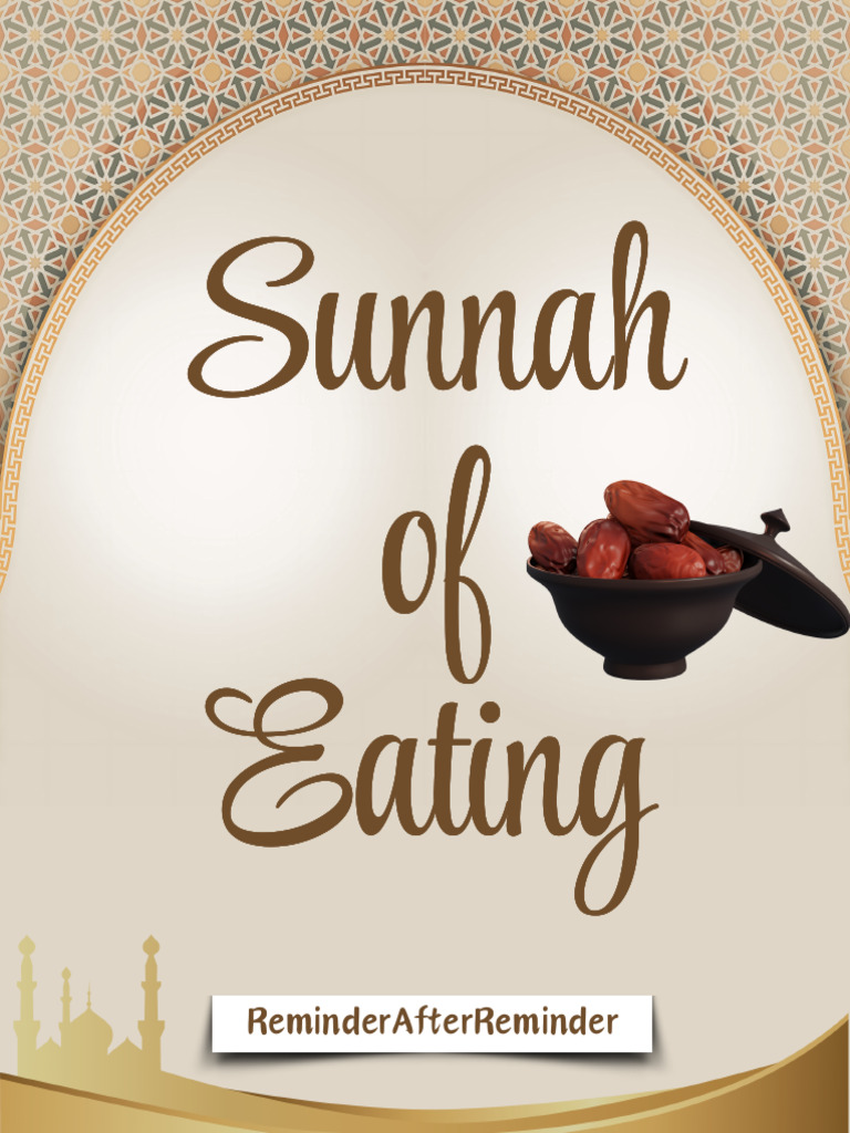 Sunnah of Eating in Islam | PDF | Muhammad | Islamic Texts