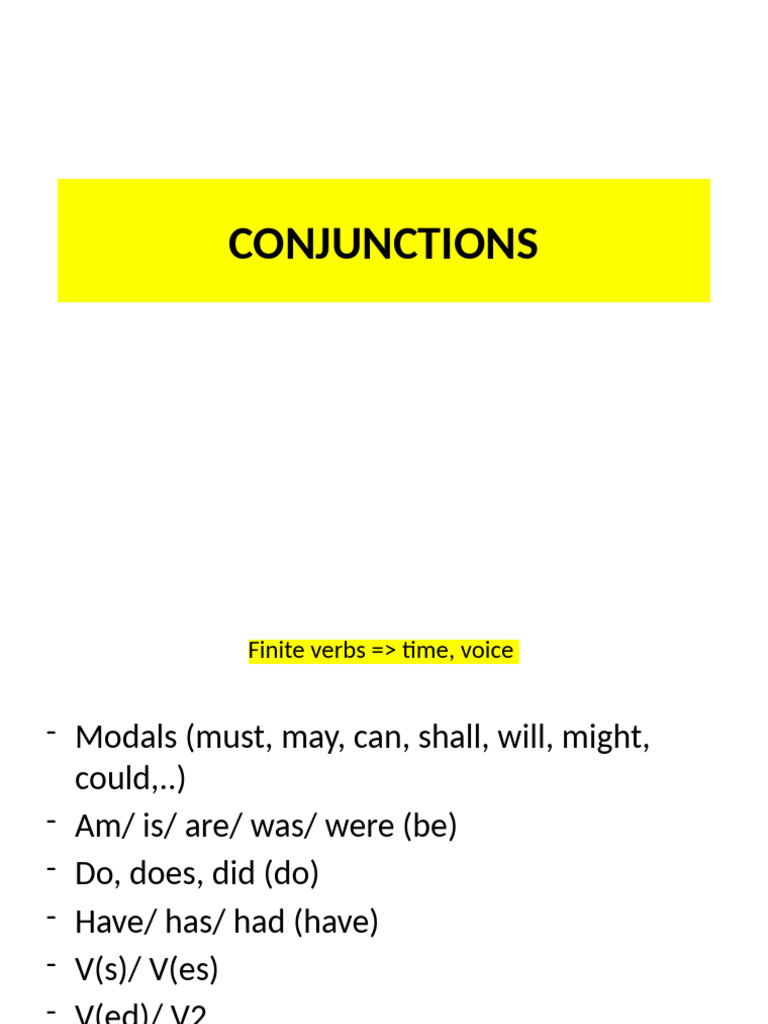 Understanding Conjunctions in English | PDF | Clause | Syntax