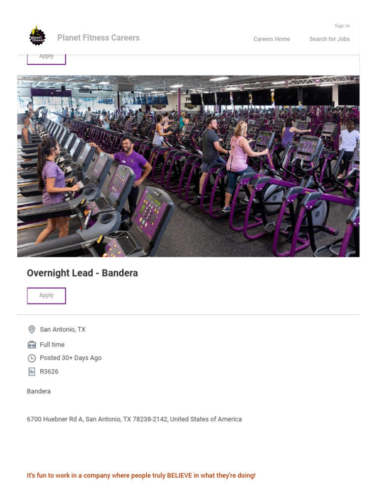 Planet Fitness Careers | PDF | Disability