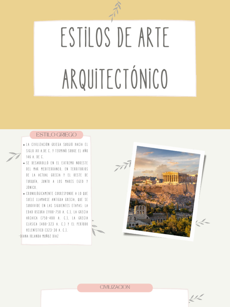 Estilos de Arte Arquitectónico: Griego a Islámico | PDF | Mezquita ...