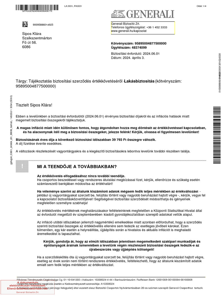 Generali Dokumentum 20240507073226 | PDF