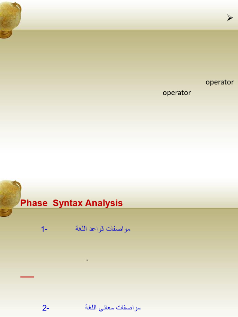 Syntax Analysis in Grammar Parsing | PDF | Parsing | Syntax