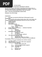 Sabre Car Rental Quick Reference Guide | PDF | Voucher | Hybrid Vehicle