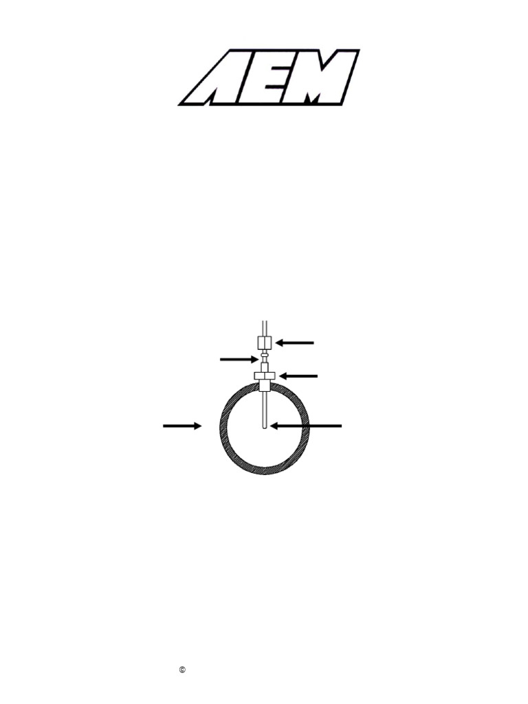 AEM K-Type Closed Tip Thermocouple Kit w/ 10' Extension Harness (30-2068) main image 0