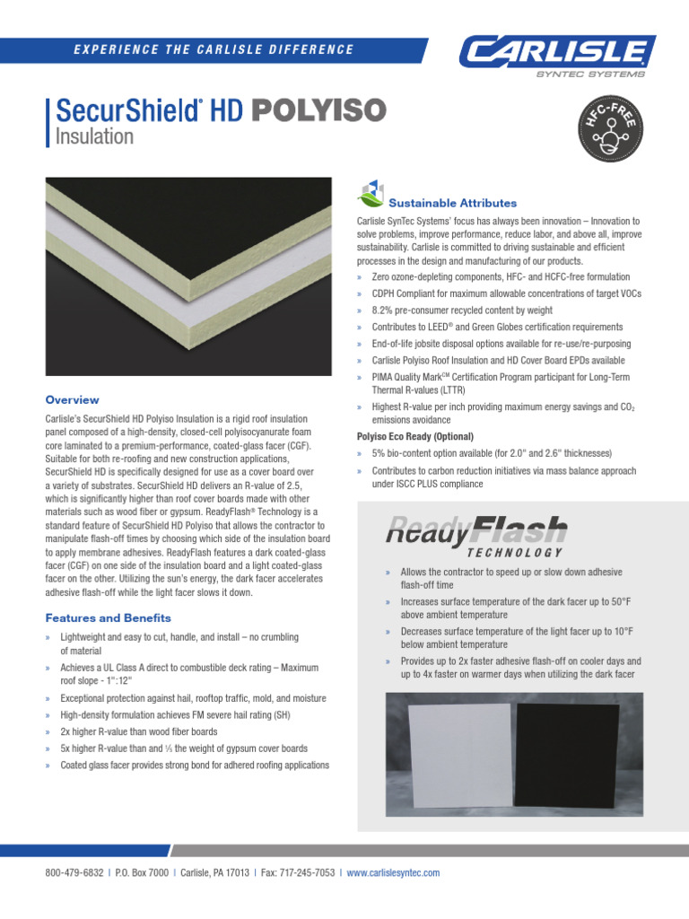 INS - CST-1284 SecurShield HD PDS - 03-06-24 | PDF | Building ...