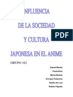 cia de La Sociedad y Cultura Japonesa en El Anime