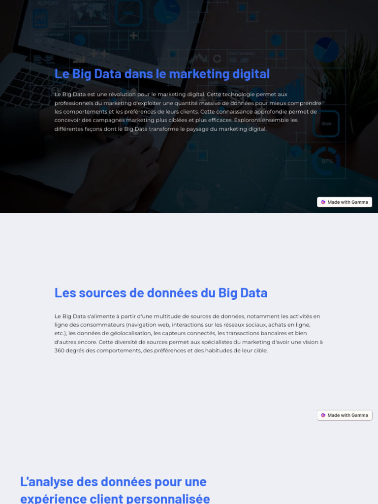 Big Data : Révolution du marketing digital | PDF | Big data ...