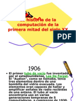 La Historia de La Computación de La Primera Mitad Del Siglo XX