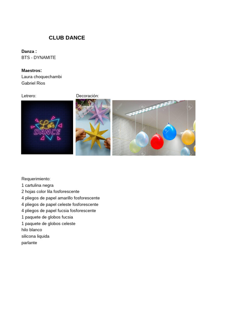 Club dance | PDF