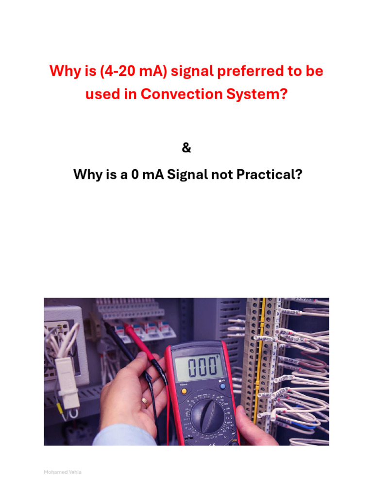 Why 4-20 mA Signals Are Industry Standard | PDF | Power Supply | Voltage