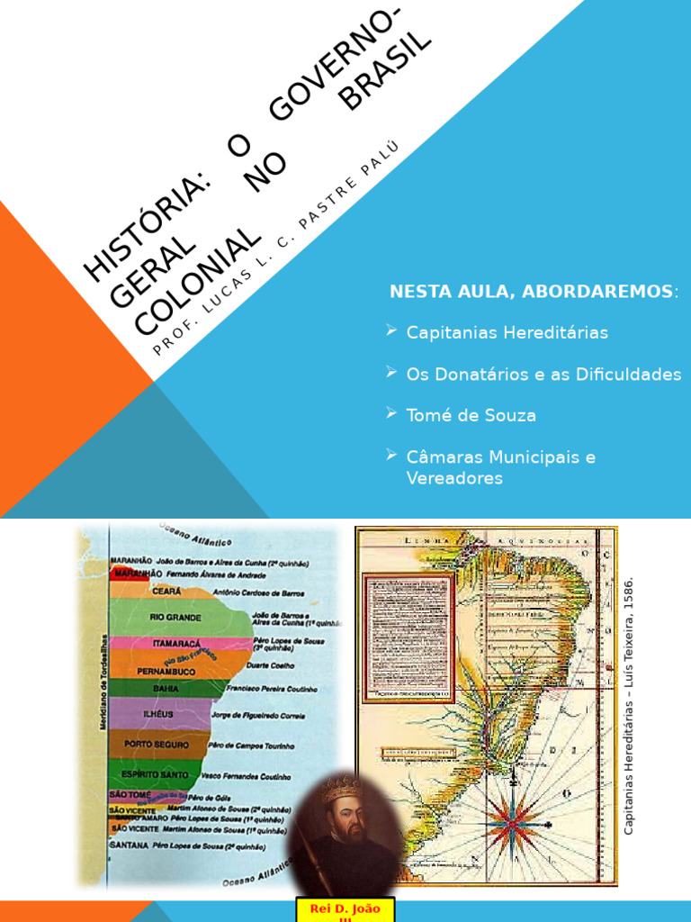 Governo-Geral no Brasil Colonial: Estrutura e Desafios | PDF | Brasil