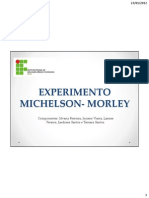 Experimento de Michelson e Morley