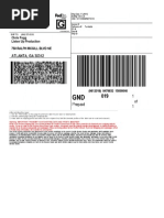 Turntable Fedex Label