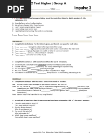 Unit 2 Test Higher A