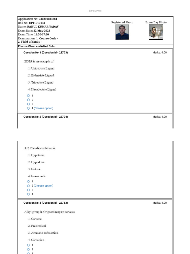 View Question Paper | PDF
