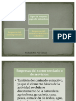 Tipos de Empresa