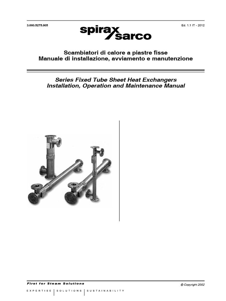 Fixed Tube Heat Exchanger - It-En | PDF
