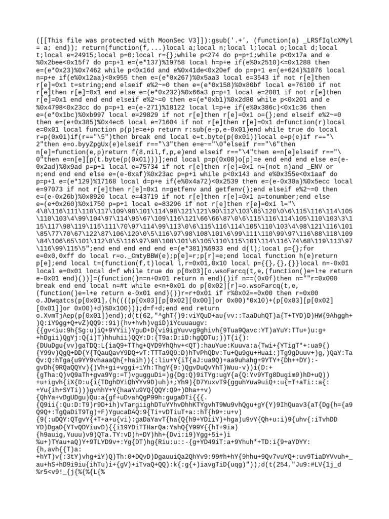 MoonSec V3 Protection Analysis | PDF