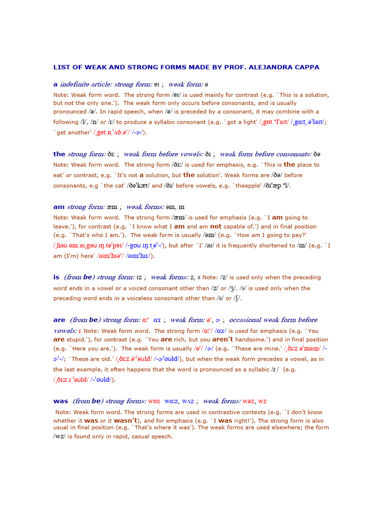 strong-and-weak-forms-list-profesora-alejandra-fabiana-cappa-pdf